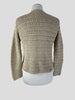 Paule Ka beige 100% cotton cardigan size UK12/US8