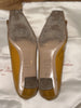 Roger Vivier yellow patent leather heels size UK6/US8