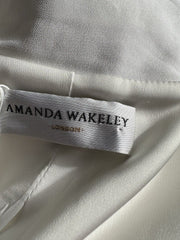 Amanda Wakeley white sleeveless dress size UK14/US10