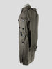 Burberry khaki trench belted coat size UK12/US8