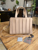 Max Mara beige leather Whitney medium handbag