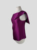 Roland Mouret purple evening one shoulder top size UK8/US4