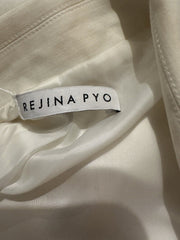 Rejina Pyo white cotton blend jacket size UK8/US4