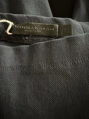 Donna Karan navy cotton blend 3/4 sleeve dress size UK12/US8