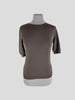 Casasola brown short sleeve top size UK8/US4