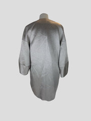 Amanda Wakeley silver coat size UK12/US8