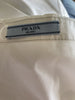 Prada white cotton long sleeve shirt size UK12/US8