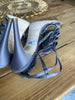 Karen Millen grey fabric studded heels size UK7/US9