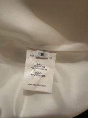 Rejina Pyo white cotton blend jacket size UK8/US4