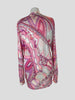 Emilio Pucci pink print 100% viscose twinset size UK10/US6