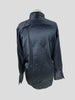 Frame black silk blend long sleeve shirt size UK8/US4