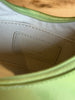 By Far green leather mini handbag