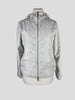 Emporio Armani cream hooded jacket size UK6/US2