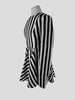 Valentino black & white virgin wool & silk long sleeve dress size UK8/US4