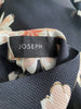 Joseph black floral print silk blend size UK8/US4