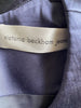 Victoria Beckham Jeans black & navy sleeveless cotton blend size UK12/UK8