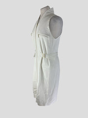 Amanda Wakeley white sleeveless dress size UK14/US10