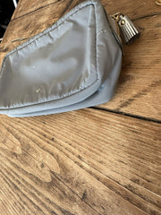 Anya Hindmarch grey make- up small bag