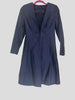 Navy lace sleeveless dress & coat set size UK8/US4