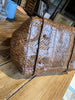 Dolce & Gabbana brown snakeskin small handbag