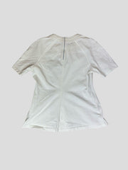 Acne Studios white 109% cotton short sleeve top size UK10/US6