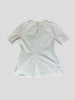 Acne Studios white 109% cotton short sleeve top size UK10/US6