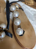 Weekend Max Mara leather pearl flat sandals size UK3/US5