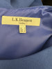 L. K. Bennett blue 3/4 sleeve pencil dress size UK8/US4