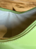 By Far green leather mini handbag