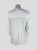 Pure Collection white 3/4 sleeve top size UK8/US4