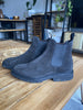 Crockett & Jones light black suede flat ankle boots size UK8/US10