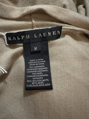 Ralph Lauren beige cashmere & silk cardigan size UK10/US6