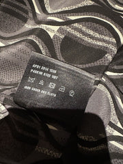 Prada grey & white long sleeve shirt size UK12/US8