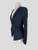 Emporio Armani black long sleeve jacket size UK8/US4