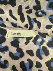 Levate multicoloured print long sleeve blouse size UK12/US8