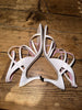 By Far white leather square toe heels size UK4/US6