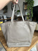 Celine grey phantom cabas leather large tote handbag