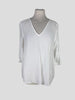 Pure Collection white 3/4 sleeve top size UK8/US4