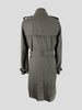 Burberry khaki trench belted coat size UK12/US8