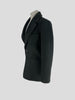 Joseph khaki & black tweed wool blend jacket size UK6/US2