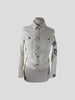 Zadig & Voltaire cream cotton blend jacket size UK8/US4