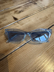 Balenciaga blue cat eye sunglasses