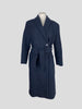 Sandro navy wool blend coat size UK6/US2