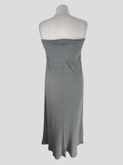 James Perse grey cotton blend sleeveless dress size UK12/US8