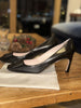 Roger Vivier black leather heels size UK6/US8