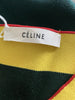 Celine green 100% wool short sleeve top size UK6/US2