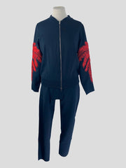 Bruno Manetti navy & red tracksuit size UK10/US6