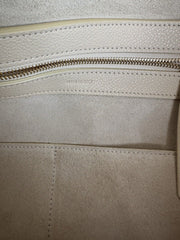 Celine cream phantom cabas leather medium tote handbag