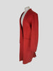 Amanda Wakeley red wool blend coat size UK16/US12