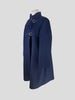 Carolina Herrera navy 100% wool A- Line coat size UK10/US6